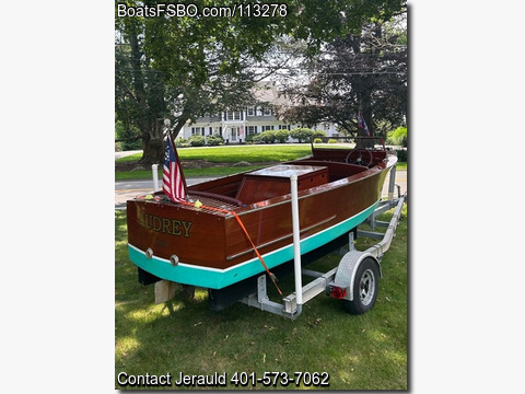 17'  1938 Chris Craft Deluxe Utility